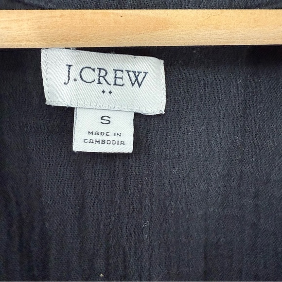 J. Crew Fall 2024 Short Sleeve Gauze Popover Dress/Coverup Sz S - Picture 6 of 9